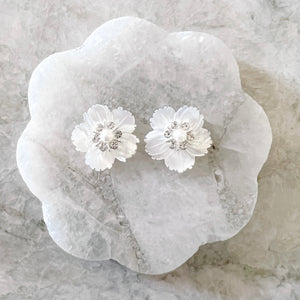 Large Peony Studs